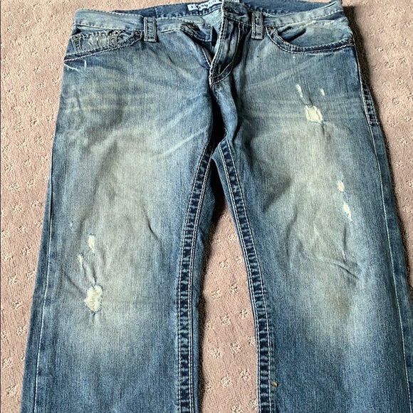 Express men’s Rocco slim fit straight leg 33/30 - Picture 3 of 7